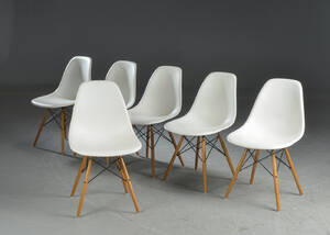 Charles Eames. skalstole, model DSW 6