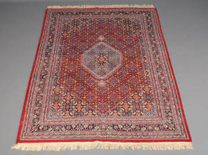 Kashmir tæppe i Bidjar mønster, ca. 15 år gl. 293 x 203 cm.