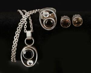 Smycken 4 delar, sterlingsilver, Finland