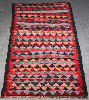 Persisk Kermanshah nomade-kelim, 275x125 cm.