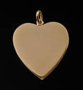 Bræmer-Jensen. Hjertevedhæng af guld - 8,3 gram
