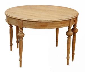 Matbord, 1800-talets slut