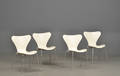 Arne Jacobsen. Fire Syverstole, model 3107 4 
