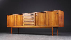 Lav skænk, palisander, Dansk møbelproducent. 