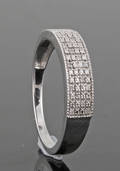 Diamond ring, 18kt. approx. 0.35ct