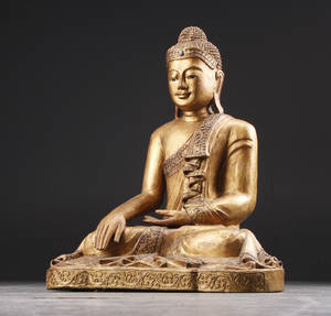 Siddende Buddha, Sydøstasien, 20. årh.