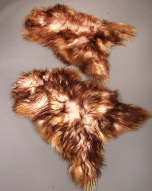 To islandske fåreskind. Farve redbrown Top, Super Soft. 2