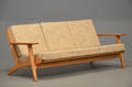 Hans J. Wegner, tre-pers.sofa af eg, model GE-290