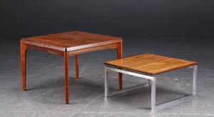 To sofaborde, palisander. Danske møbelproducenter. 2