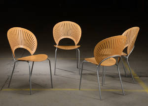 Nanna Ditzel. Fire Trinidad stole, model 3298, ahorn 4