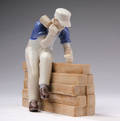 Bing  Grøndahl. Tømrer - figur i porcelæn, nr. 2339 