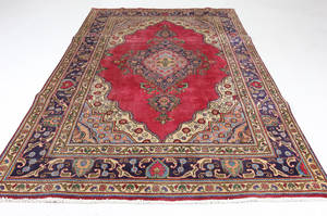 Persisk Tabriz tæppe, 310x195 cm.