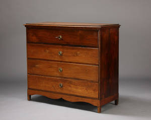 Dragkiste, egetræ, 1800tallet