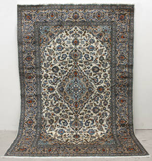 Matta, ljus Keshan, Persien, 372x248