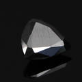 Uindfattet behandlet sort diamant ca. 5.07 ct.