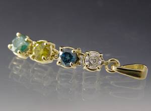 Brillant vedhæng ca. 1.30 ct.