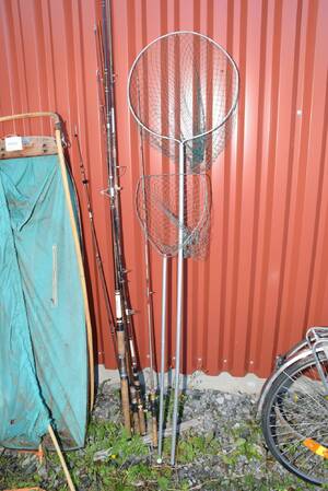 Fiskehåvar, fiskespön mm