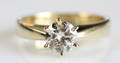 Brillantring, 14 kt, ca. 1.01 ct.