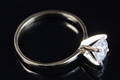 Brillantring, 14 kt guld, ca. 1.10 ct.