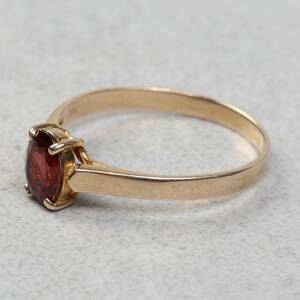 RING, Guld 18k, 1.7g, turmalin