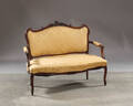  To-pers. sofa, rococoform. Ca. 1900.