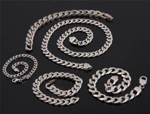 Panserarmlænker- og halskæde af sterlingsølv 5