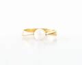 RING med pärla, Guld, 18 K,