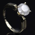 Solitaire ring ca. 2.12 ct.