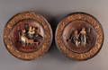 Par tyske keramikplatter ca.1880 2