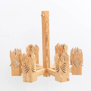 TAKLAMPA. Okänd design, 6 ljuspunkter. 