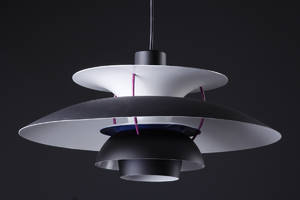 Poul Henningsen. PH5 pendel, sortlakeret