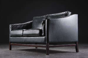 Stouby. Topers. sofa, læder.