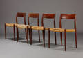 N. O. Møller, spisestole, teaktræ 4