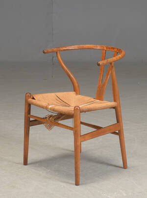 Hans J. Wegner. Y-stol af eg
