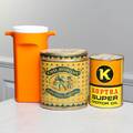 ÄLDRE BURKAR samt retroplast