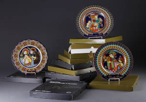 Bjørn Wiinblad 1918-2006. Tolv platter fra Rosenthal 12