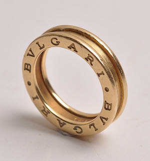 Klassisk Bvlgari ring, model B. Zeroi af 18 kt. guld Denne auktion er annulleret1982809