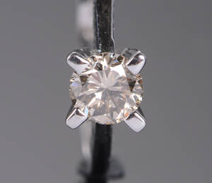 Brillant solitairering, ca 0.54 ct