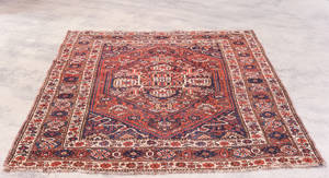 Persisk Shiraz tæppe. 200x 169 cm.