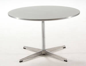 Arne Jacobsen. Sofabord, Ø 75 cm