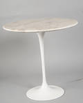 Eero Saarinen, Tulip Beistelltisch  Sofatisch mit Marmorplatte, für Knoll International