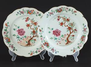 Tallrikar 2st, Kina, Qianlong, 1700-tal