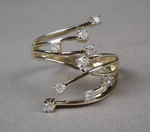 Diamantring ca. 0,30 ct.