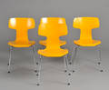 Arne Jacobsen. Sæt på fire stole model 3103 4