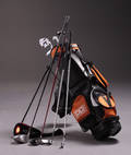 Scott Equipe golfsæt med orange golftaske og 14 køller. Herresæt, højrehånd 15 Denne auktion er annulleret1983123