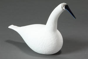 Iittala Hvid svane af Oiva Toikka.