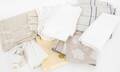 Parti textilier, bl.a. linne