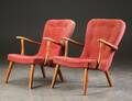 Dansk møbelproducent. Par lænestole, ca. 1950 2