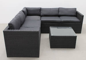 TrädgårdsmöbelLoungegrupp, 4 delar 4