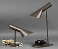 Arne Jacobsen. AJ bordlampe samt væglampe. 2